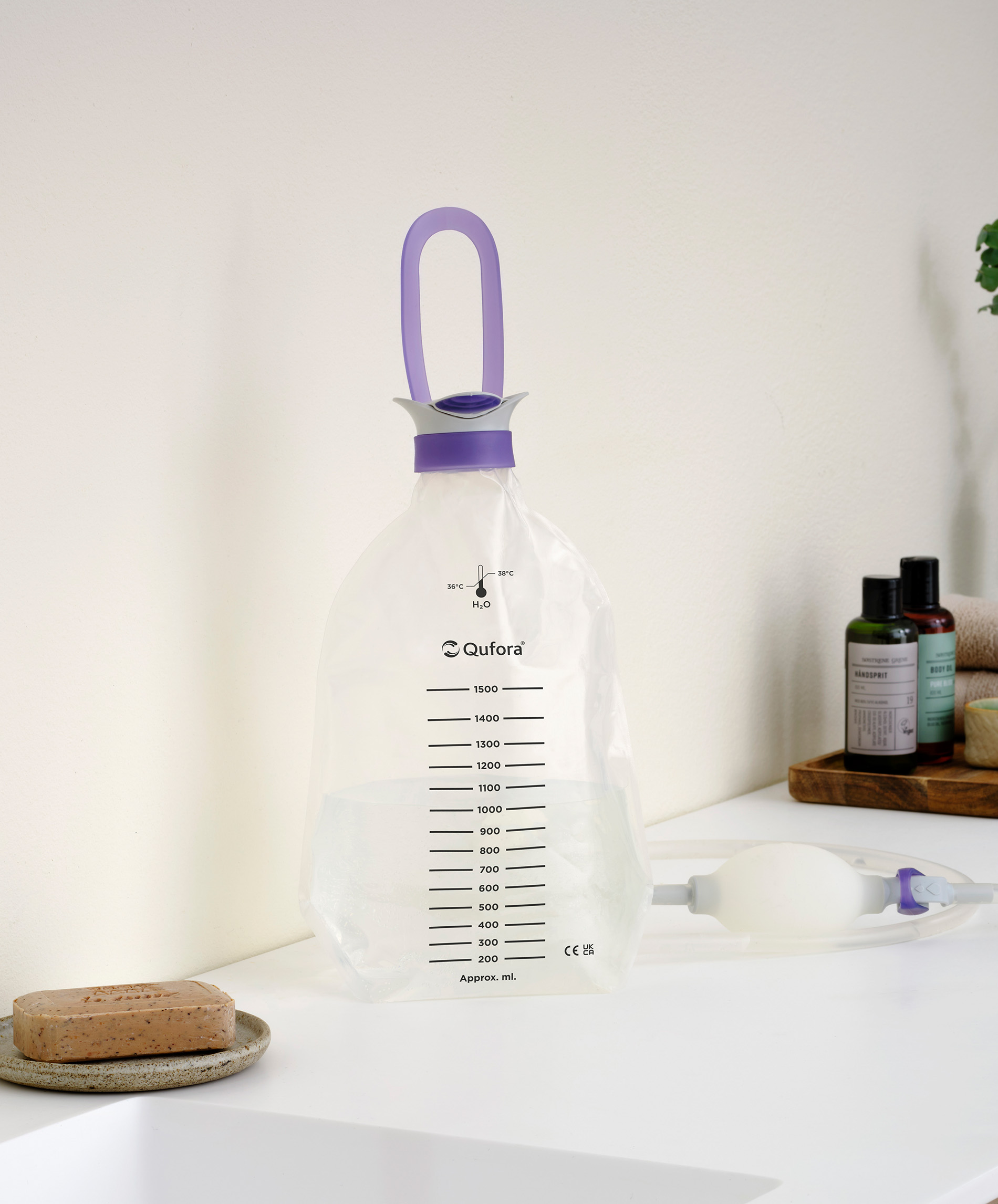 Qufora flow campaign bathroom