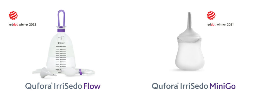 Qufora IrriSedo flow und Qufora IrriSedo MiniGo