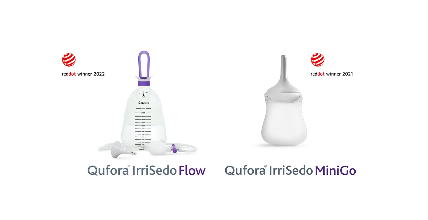 The Qufora IrriSedo flow and Qufora IrriSedo MiniGo